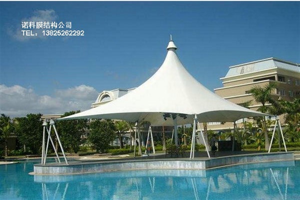 折疊膜結構遮陽棚